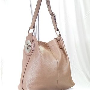 Coach new leather hobo bag